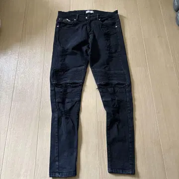 zara 스키니 데님 펑크 그런지 y2k 라이더 스키니