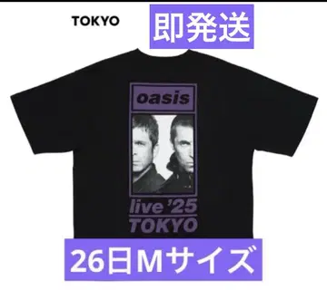 oasis 라이브 T셔츠 2025년 도쿄