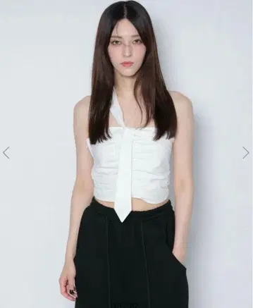 melt the lady tie knit tops white