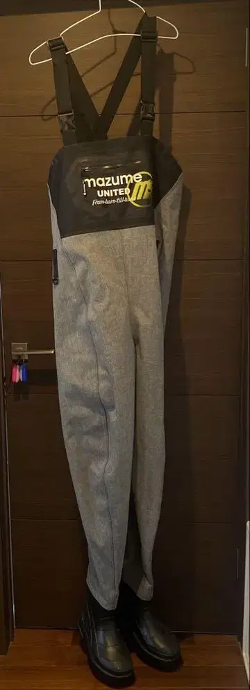 mazume 가슴장화 그레이 서스펜더 포함