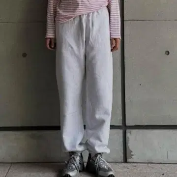 오오시마 레이 스웨트 팬츠 라이트 그레이