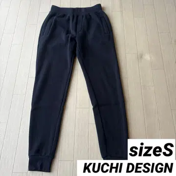 KUCHI DESIGN 쿠치 디자인 스웨트 팬츠 블랙 사이즈 S