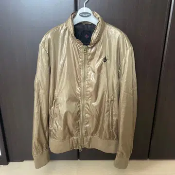Custom Culture 브라운 계열 나일론 자켓