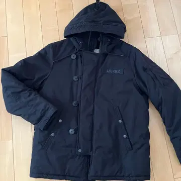 미사용 새상품 AVIREX 블랙 모즈 코트 XL 블랙 LL