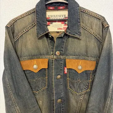EDWIN EXCLUSIVE VINTAGE 데님 자켓 L