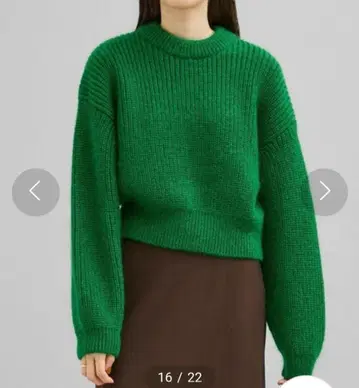 city 모헤어 니트