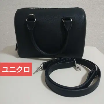 유니클로 가죽 터치 2way 보스턴 백