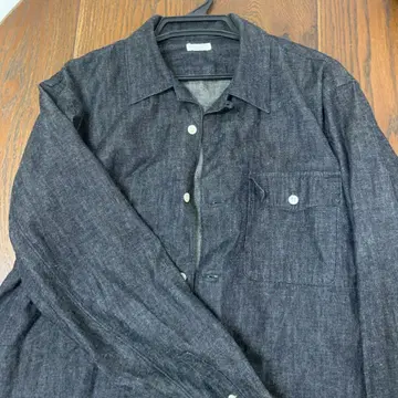 PHIGVEL MAKERS & CO. 다크 그레이 데님 셔츠