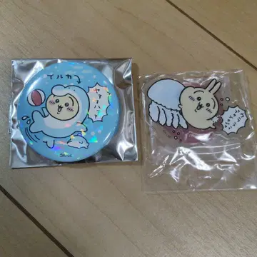치이카와 수족관 토끼 캔뱃지 아크릴 스탠드
