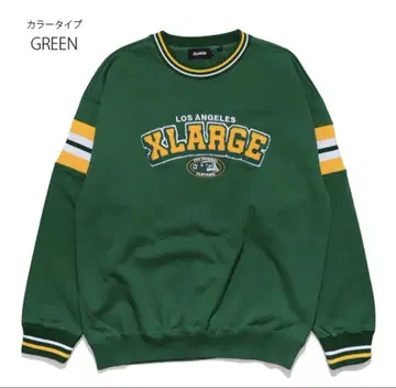 XLARGE 101223012007 맨투맨 그린