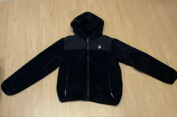 chums 보아 후드티 후드 부착 블랙 남성용 L 사이즈