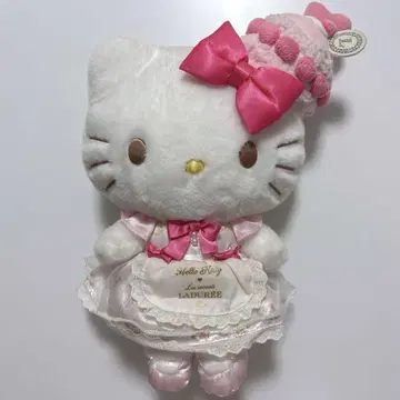 [ 즉시 완판 ] 레어 LADUREE 라뒤레 키티 봉제 인형