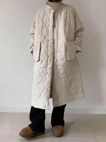 [ Didot. showroom ] 롱 퀼팅 코트