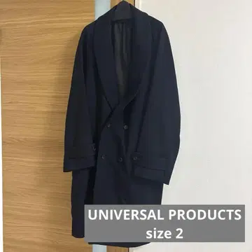 UNIVERSAL PRODUCTS 더블 브레스트 체스터 코트