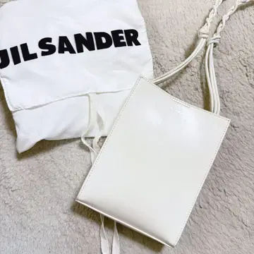 JIL SANDER 화이트 숄더백