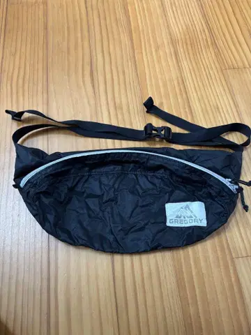 GREGORY 블랙 웨스트 파우치