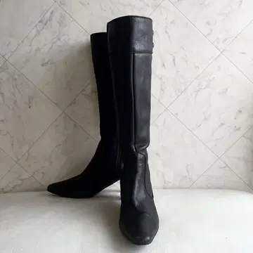 히미코 롱 부츠 블랙 23.5 가을 옷 블랙