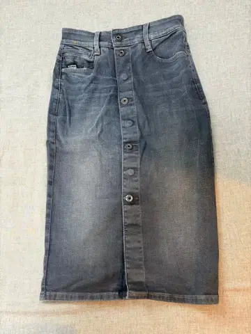 G-STAR RAW 버튼 프론트 타이트 스커트