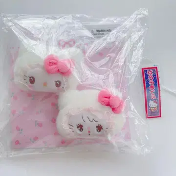 산리오 mikko 콜라보 헬로키티 무스 헤어 클립 세트