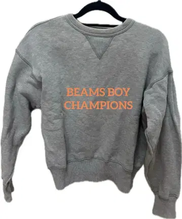 BEAMS BOY 빔즈 보이 Athlete 맨투맨 그레이