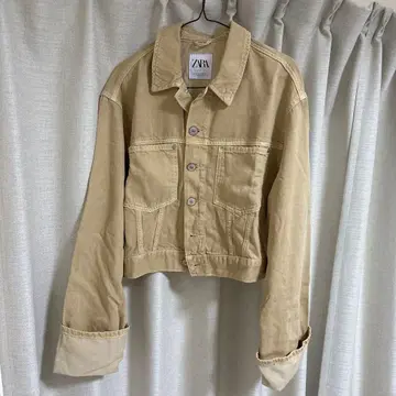 ZARA 자켓 베이지 코튼