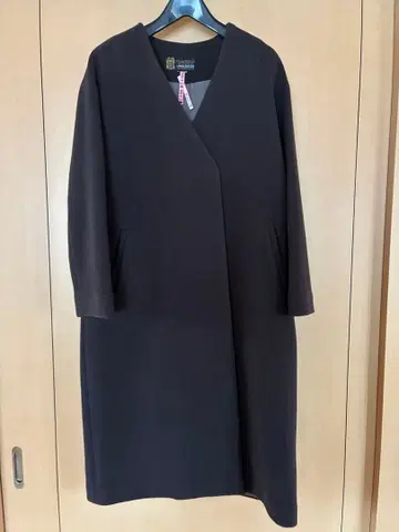 내추럴 뷰티 베이직 브라운 롱 코트 [ 새상품급 ]
