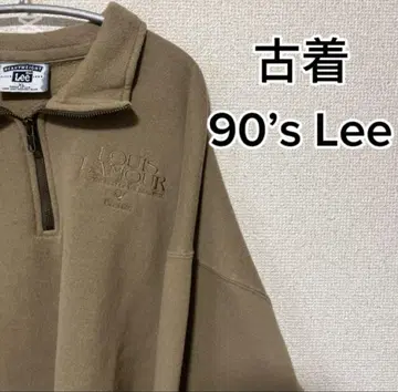 90's Lee (리) 하프 지퍼 구제 의류 맨투맨
