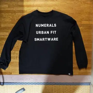 NUMERALS 블랙 롱 슬리브 셔츠 L
