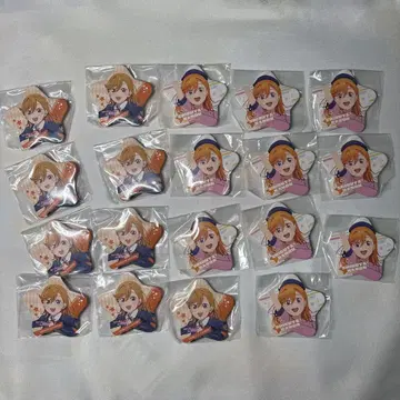 B 러브 라이브 슈퍼스타 시부야 카논 별 모양 캔뱃지 모음