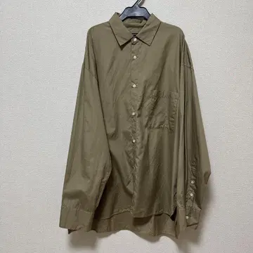 stein 카키 긴팔 셔츠 M