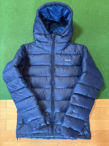 파타고니아 patagonia 후드 부착 다운 자켓 XS 네이비