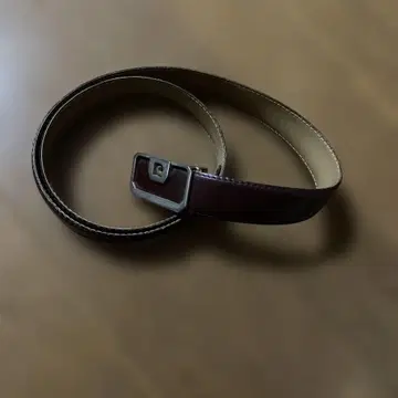 브라운 가죽 벨트 프랑스제