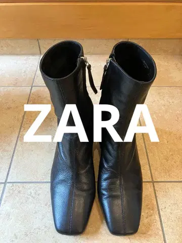 zara 가죽 부츠 38