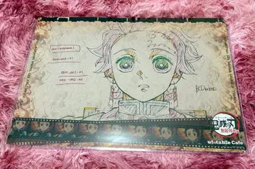 카마도 탄지로 A3 ufotable 콜라보 카페 무한열차 원화 용지