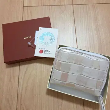 perche 접이식 지갑 일본제 가죽