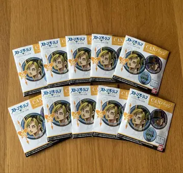 죠죠의 기묘한 모험 스톤 오션 CAN 배지 미개봉 새상품 10개