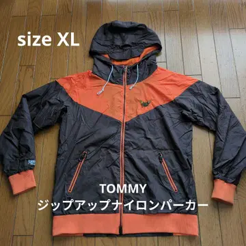 TOMMY NY 나일론 자켓 오렌지/브라운