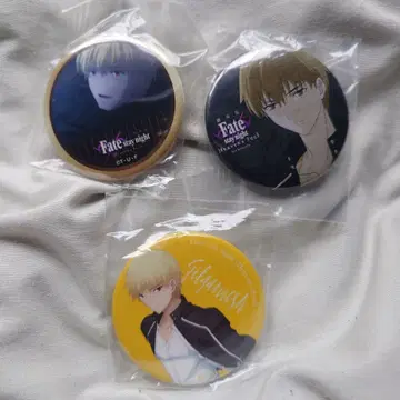 fate fgo 길가메쉬 캔뱃지 3개 세트