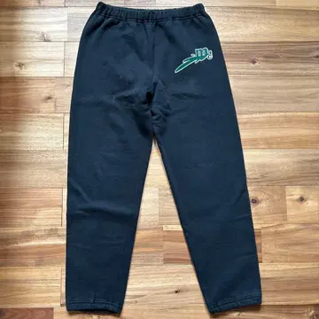 Russell Athletic 블랙 스웨트 팬츠