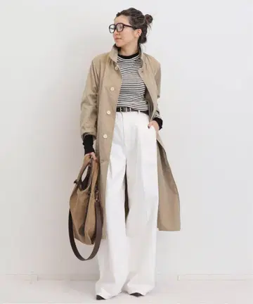 라빠르망 보더 리브 롱 슬리브 T셔츠