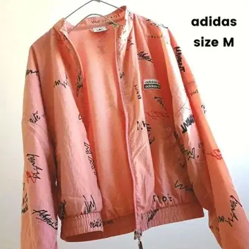 새상품급 아디다스 오리지널 아우터 레어 인기 색상 핑크 로고 M