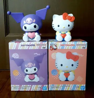 산리오 캐릭터즈 SOFVIMATES 쿠로미 키티 피규어 소프트 비닐