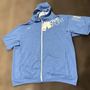 MOVE SPORT 풀 집업 후드티 블루