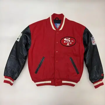 STARTER 스타터 x SanFrancisco 49ers 바시티 자켓