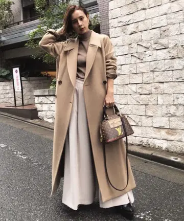 Ameri LITTLE FLARE LONG COAT