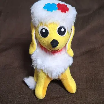 쇼와 레트로 톱밥 봉제 인형 푸들