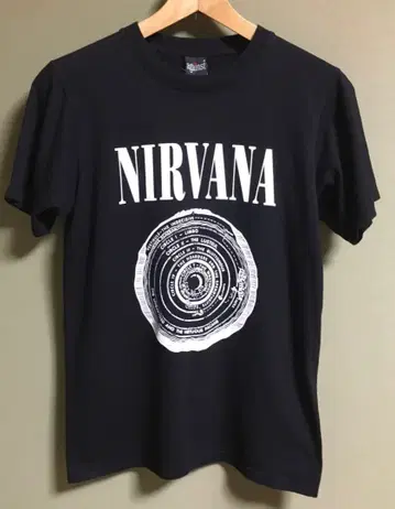 너바나 NIRVANA 양면 프린트 티셔츠 밴드 티