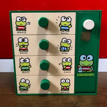 케로케로케로피 소품함 보관 케이스 서랍 레트로 쇼와 레어 희귀