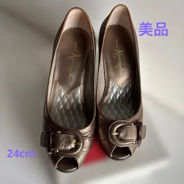 새상품급! 긴자 카네마츠 펌프스 24cm 카네마츠