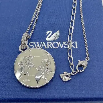 새상품급 SWAROVSKI 목걸이 백조 박스 포함